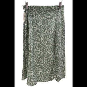 Madewell Women's Long Skirt Green Floral - Regular